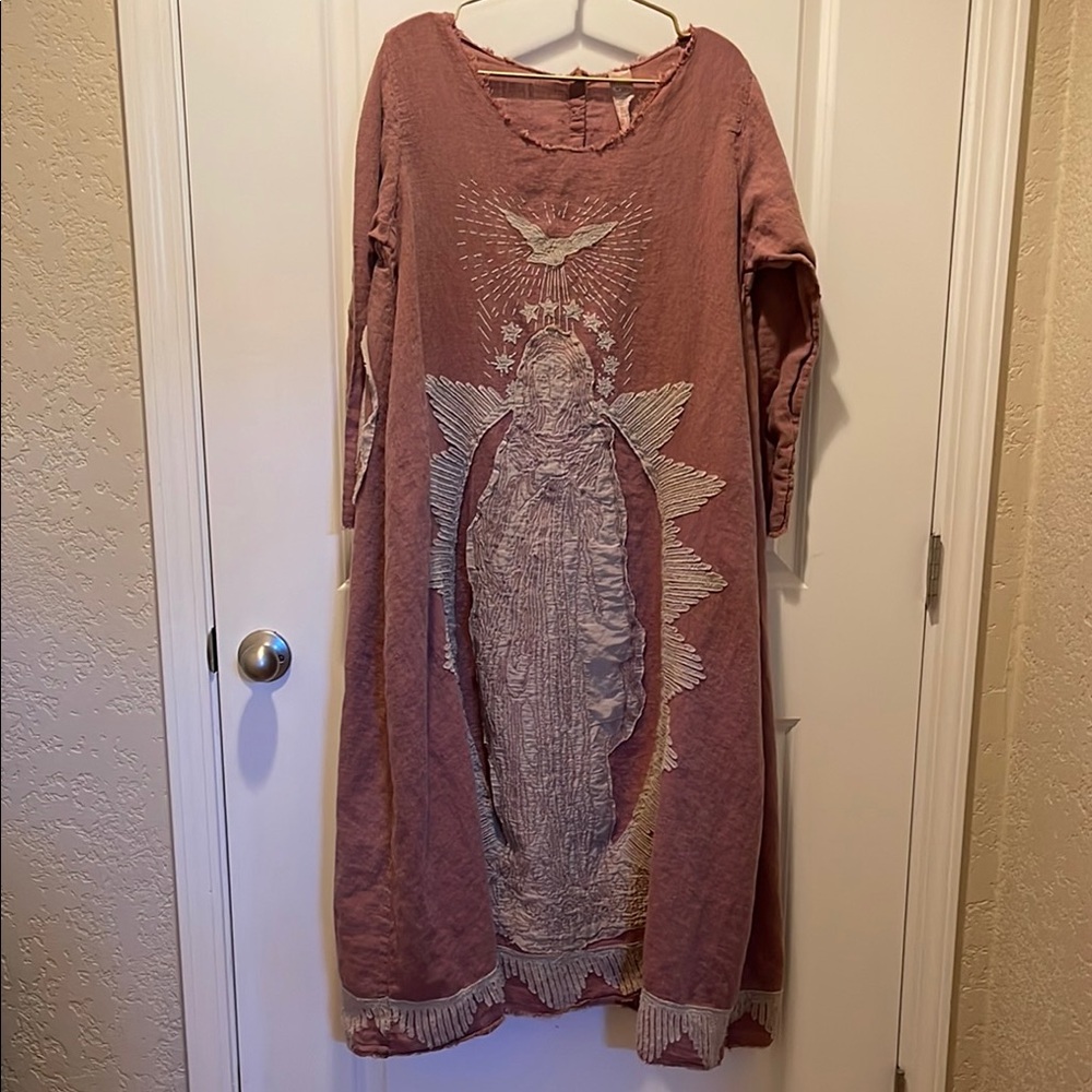 Magnolia Pearl Queen of the Sea Linen Dress in Bisou dress 779